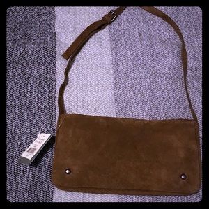 Banana Republic Brown Suede shoulder bag